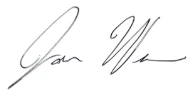 Joanne Wesloske's signature.